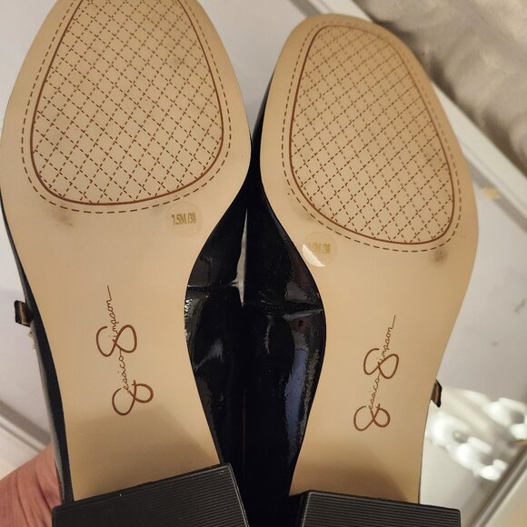 Jessica Simpson Black Treen Mary Jane Pumps. NIB. Size 7.5 - Picture 9 of 12